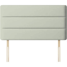 (King Grey)Plush Velvet Horizontal Lined Headboard