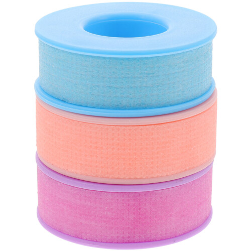 3 Rolls Silicone Gel Lash Tape Strips Eyelash Adhesive Comfortable