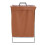 Living And Home Collapsible PU Leather Laundry Hamper with Metal Frame 2