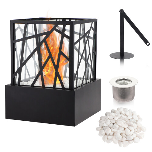 Fire Pit Bowl Bioethanol Tabletop Fireplace Indoor 1