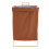 Living And Home Collapsible PU Leather Laundry Hamper with Metal Frame 2