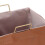 Living And Home Collapsible PU Leather Laundry Hamper with Metal Frame 5