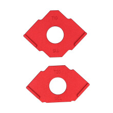 2Pcs Radius Jig Router Vorlagen T Winkel Ecke