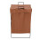 Living And Home Collapsible PU Leather Laundry Hamper with Metal Frame 2