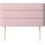 (Single Pink)Plush Velvet Horizontal Lined Headboard 1