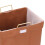 Living And Home Collapsible PU Leather Laundry Hamper with Metal Frame 5