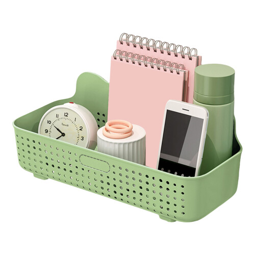 Damage Frees Hanging Bathroom Organizer Plastic Shelf For-L