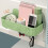 Damage Frees Hanging Bathroom Organizer Plastic Shelf For-L 4