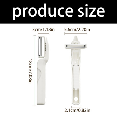Ergonomic Nonslip Handle Peeler Multi Functional Kitchen Gadget 2