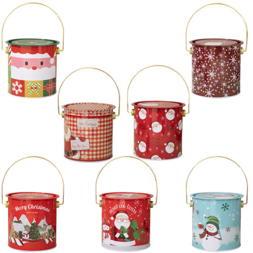 Pack of 2 Christmas Treat Candy Box with Handle-G style 1