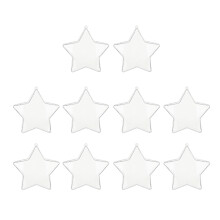 10Pcs Unique Candy Vessel for Storing Assorted-Pentagram 10cm