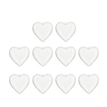 Transparent Candy Jar Decorative Candy Holder-Heart shape 8cm