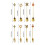 4pcs Christmas Spoon Set Stainless Steel Fork-Four spoons 3