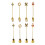 4pcs Christmas Spoon Set Stainless Steel Fork-Four spoons 2