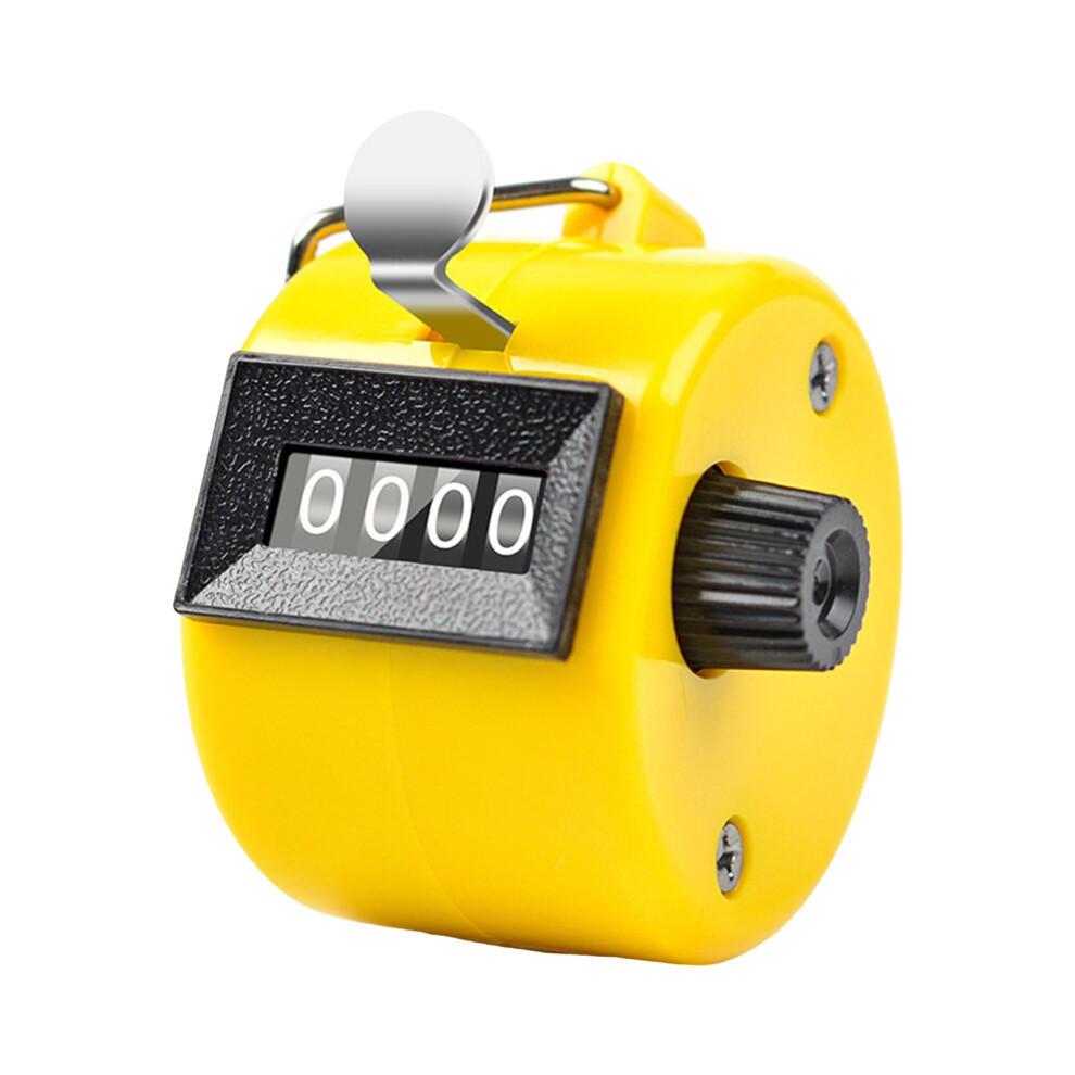 Portable Counter Handheld Tally Counter Hand Counters-Yellow 7704000058674