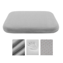 Car Cushions Office Chair Cushions Memory Foam-Light Grey