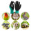 2pcs Hamster Chewing Scratching Handling Gloves Working Safety 5