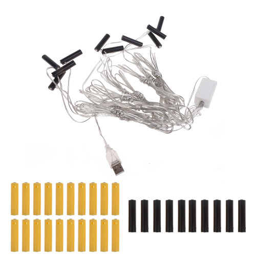 1 Set USB AAA Battery Eliminators Kit Replacement-one for ten