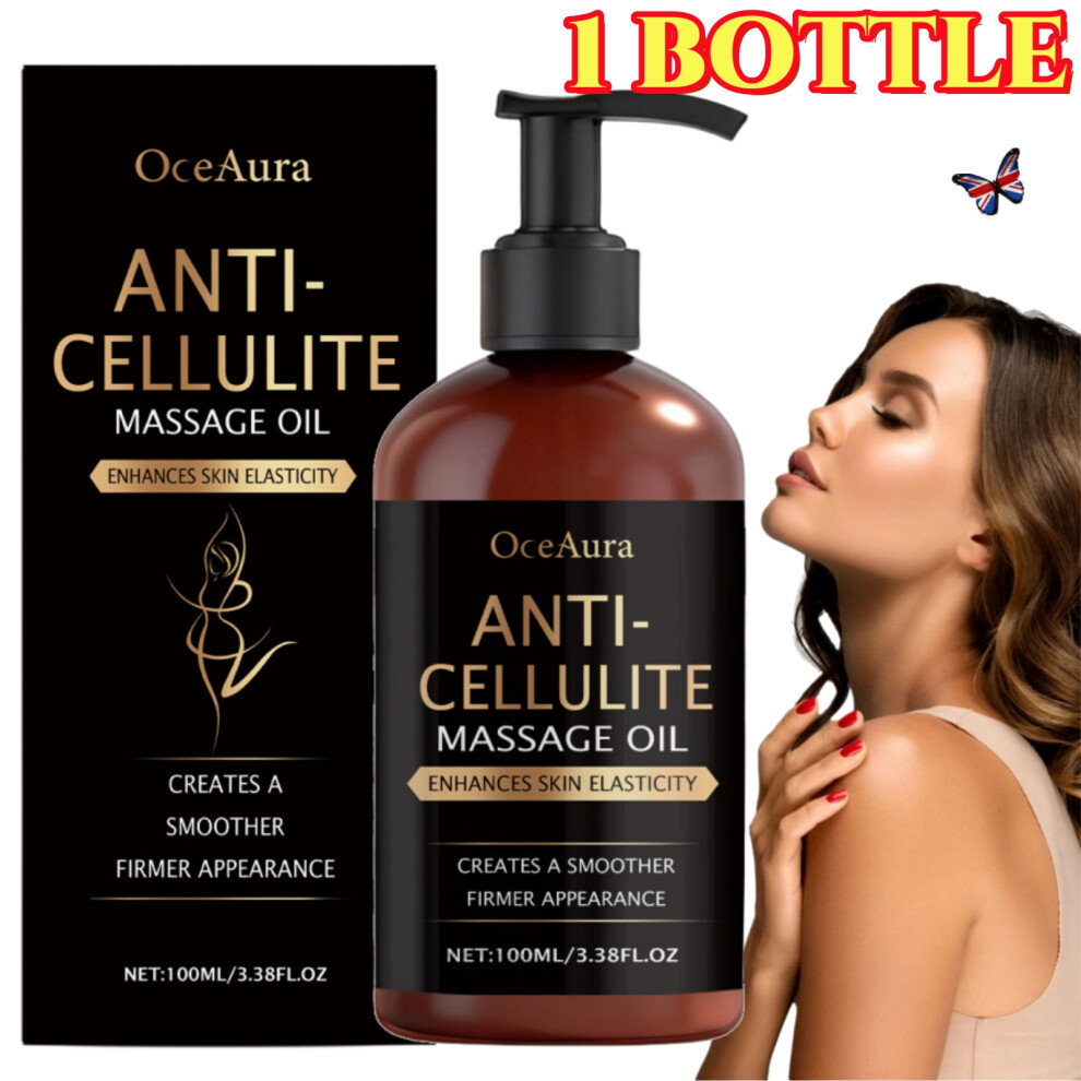 Anti-Cellulite Massage Oil, Firming Tightening Body Oil, Enhances Skin Elasticity