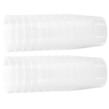 20Stk Kunststoff Messbecher Transparent Labor Kochen Mit Skala