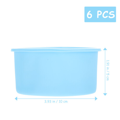 6 silikon backformen muffinförmchen kuchenformen 1