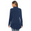 Dunkelblaues Langarmtop XXL 100% Polyester 1