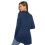 Dunkelblaues Langarmtop XXL 100% Polyester 5