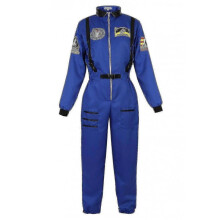 (L,Blue for Women)Astronaut Costume Space Suit For Adult zxin