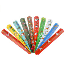 Christmas Slap Bracelet Elk Design Cartoon Hand Toys Funny