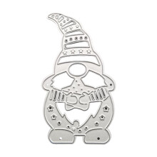 Christmas Gnome Metal Cutting Dies Stencil DIY Scrapbooking
