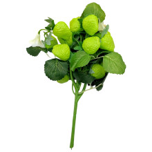Long Last Fake Strawberry Fruit Branch Flexible Design homes-C