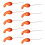 Permanent Color Tiny Spume Pumpkins Thanksgiving Table Scatter 1