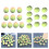 Ecological Friendly Artificial Green Plum Decorations Safe-blue 3