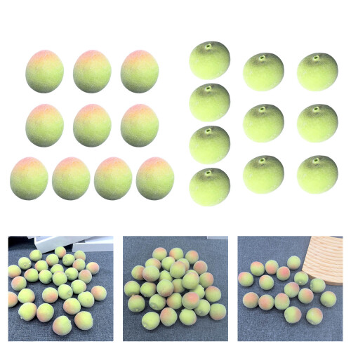 Ecological Friendly Artificial Green Plum Decorations Safe-blue 2