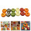 12 Permanent Spume Vegetable Decorations Fall Harvest 2