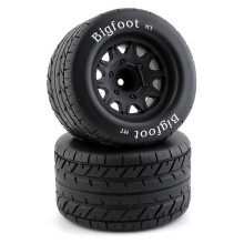 (P1) 2pcs Rubber Tyre Wheels Rims 12-14mm Fit Car Accessories Truck Racing Rc Model
