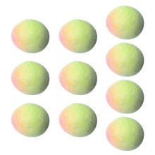 Set mit 10 lebhaft schäumenden grünen-Rot