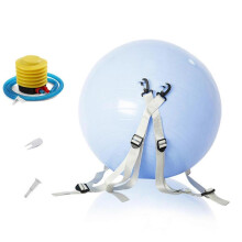 (55cm, Blue) Auxiliary Ball,Assist Ball,Multifunctional Ball Balance Ball,Adjustable Shoulder Straps Anti Slips Stretch Training Fitness Ball