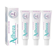(3pcs)Adheza Thermoplastic Denture Adhesive, Zinc-Free Formula Long-Lasting Hold Up to 7 Days Secure Fit