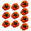 Ensemble de citrouilles décoratives en mousse, 10 pièces, pour-S 1