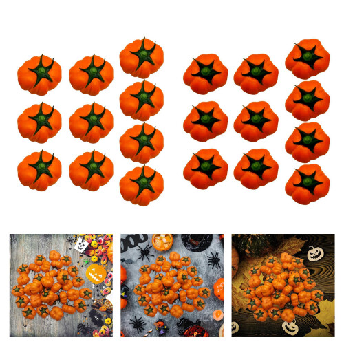 Ensemble de citrouilles décoratives en mousse, 10 pièces, pour-S 2