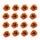 Ensemble de citrouilles décoratives en mousse, 10 pièces, pour-S 6