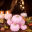 Ensemble de 12 accessoires de citrouilles décoratives en mousse, 7