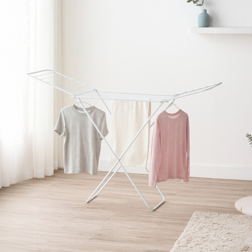 Home Discount 18m Foldable Winged Clothes Airer Drying Rack