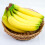 Simulation Banana Fruit Decoration Educational Fruit Toy for-B 7