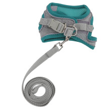 Nylon Reflective Pet Vest Harness Leash for Cats & Dogs - Size M