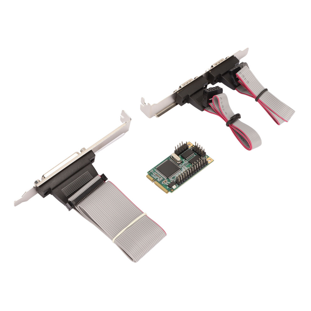 Mini Pcie Serial & Parallel Expansion Card 6Gbps Rs232 + Lpt 6931356544747