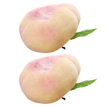 Fruits artificiels de pêche, 2 pièces, pour décoration de-Pantao