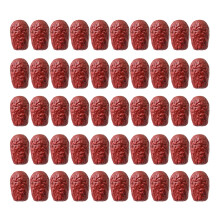Jujube en plastique réaliste, ornements de fruits secs