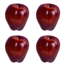 Pommes artificielles brillantes pour centres de table, fruits